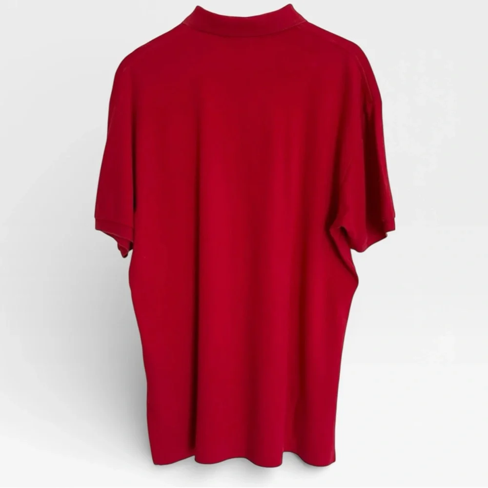POLO RALPH LAUREN Classic Fit Polo Shirt | Red Cotton Knit‎ | Size Large